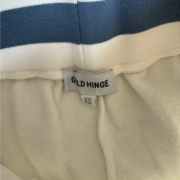 Gold Hinge Country Club Wide Band Sweat Shorts Size XS - Picture 14 of 16
